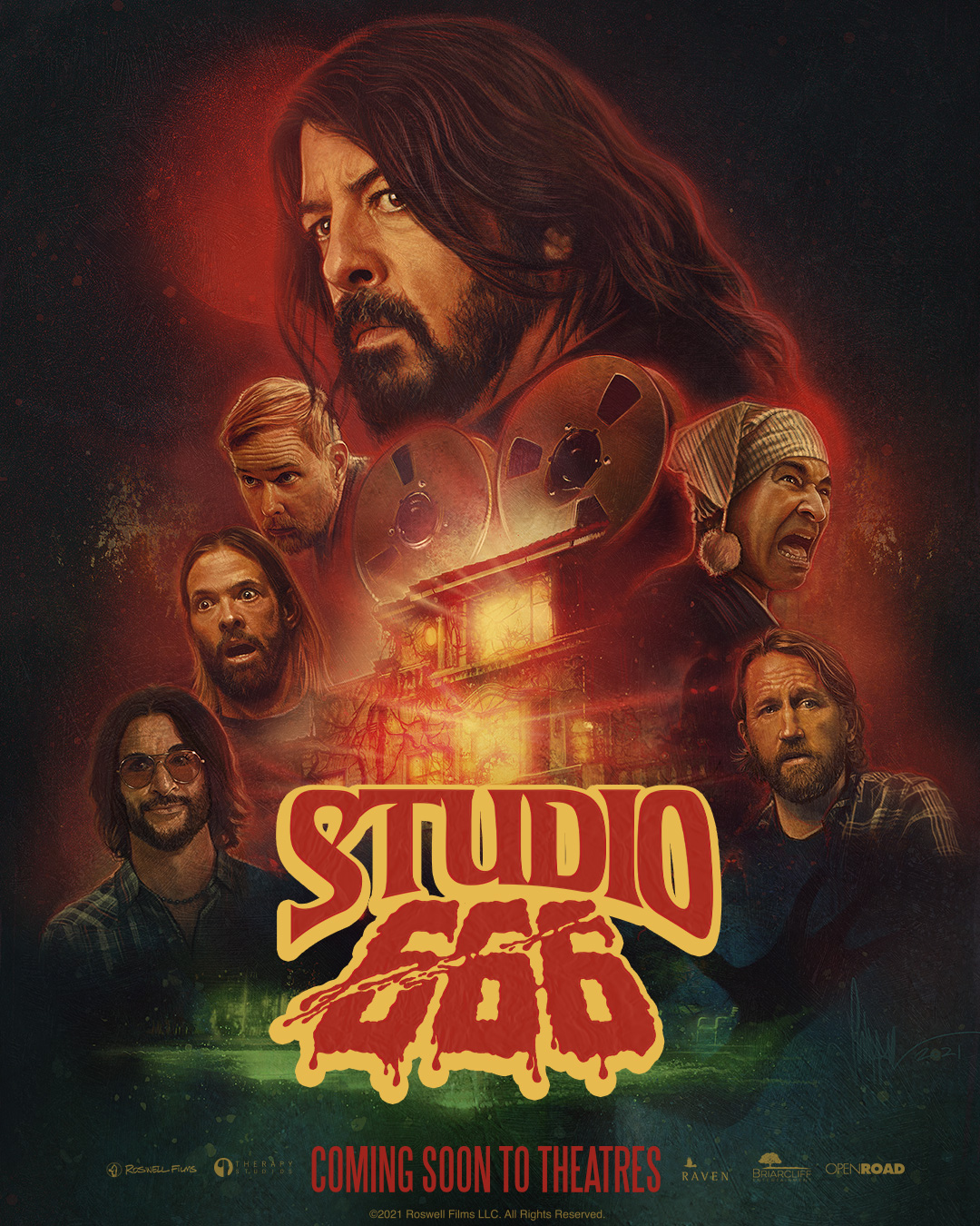 Foo Fighters se pasan al cine de terror cómico con "STUDIO 666" - CrazyMinds