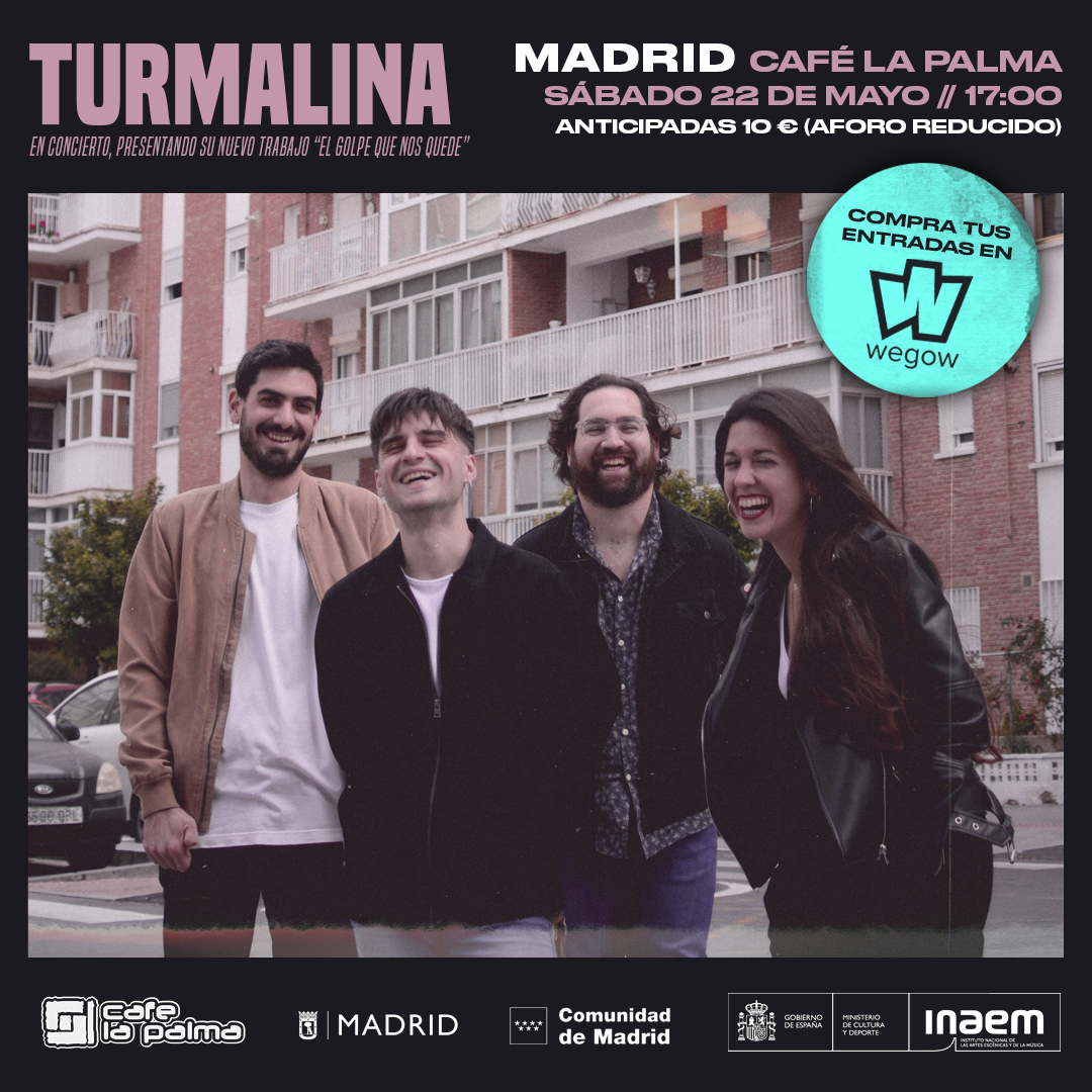 Turmalina presenta El golpe que nos quede en Madrid