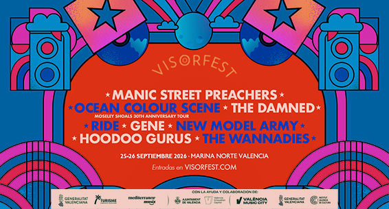 Manic Street Preachers y The Damned impulsan un VISOR FEST 2026 que mira al pasado para celebrar el futuro