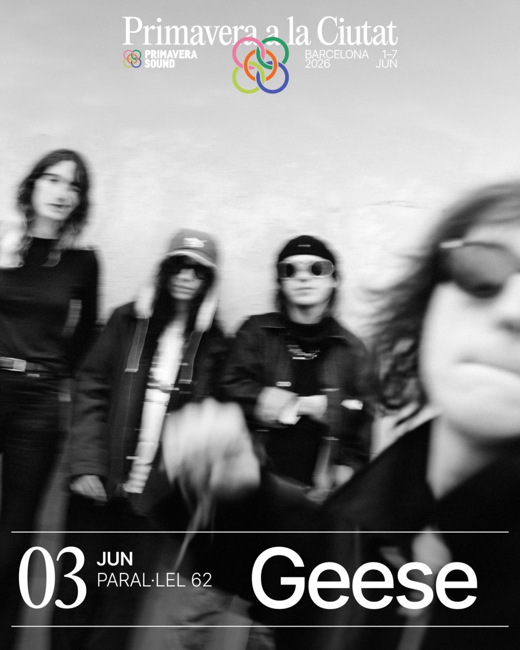 Geese tocan en Barcelona dos veces en Primavera 2026: concierto sorpresa en Paral·lel 62 el 3 de junio