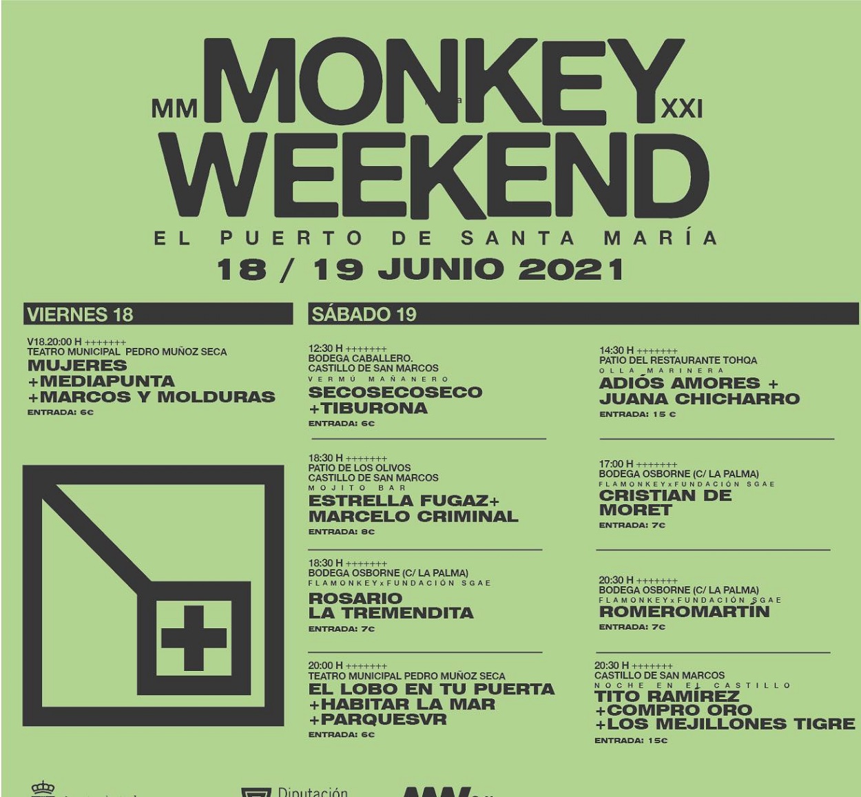 Monkey Weekend anuncia su programación para los días 18 y 19 de junio