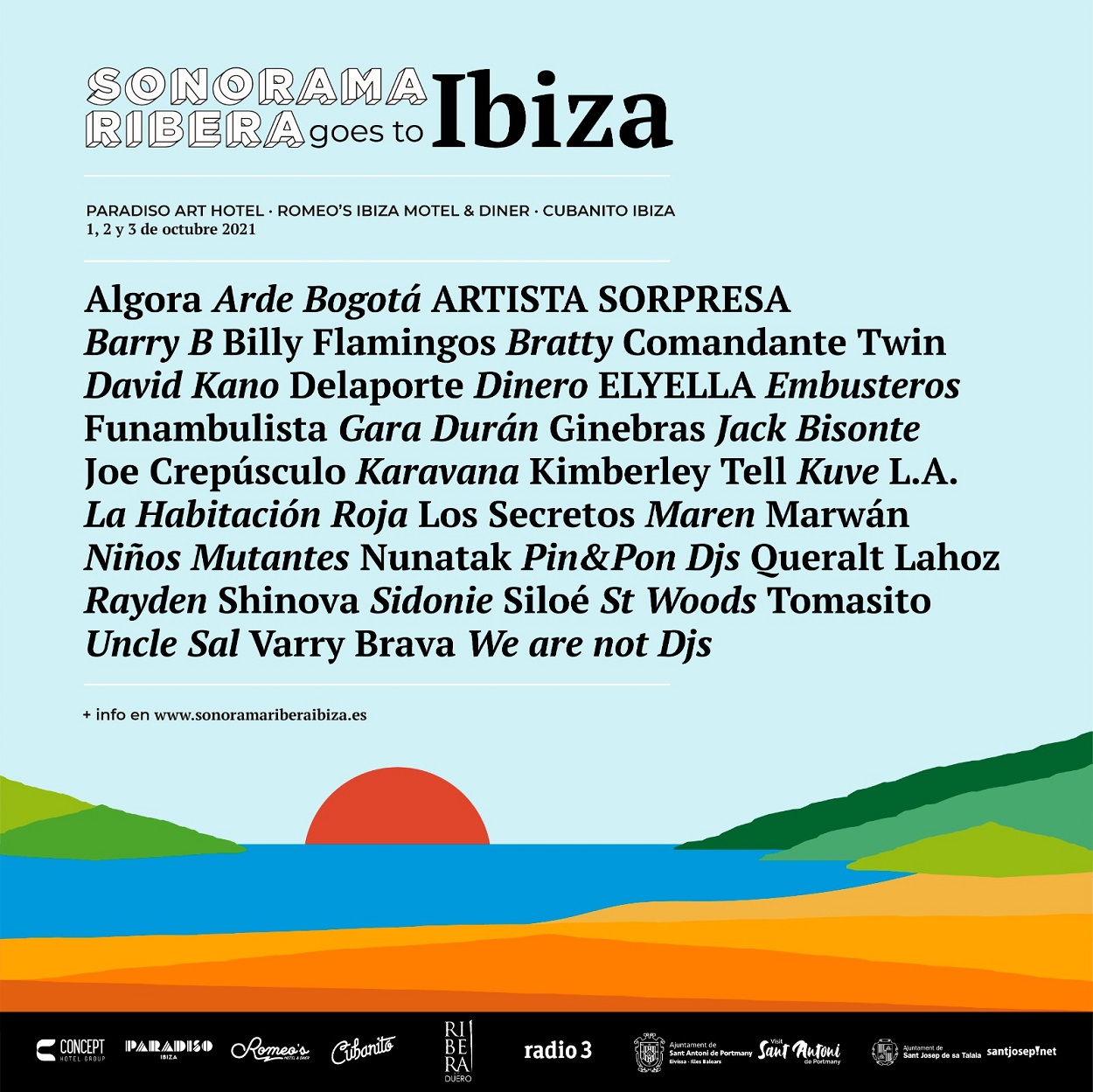 Sonorama Ribera se traslada a Ibiza para un nuevo festival a principios de octubre