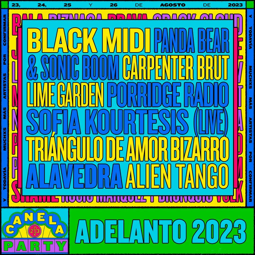 Festivales: CanelaParty 2023 amplía su cartel con nombres como Black Midi, Porridge Radio o Triángulo de Amor Bizarro