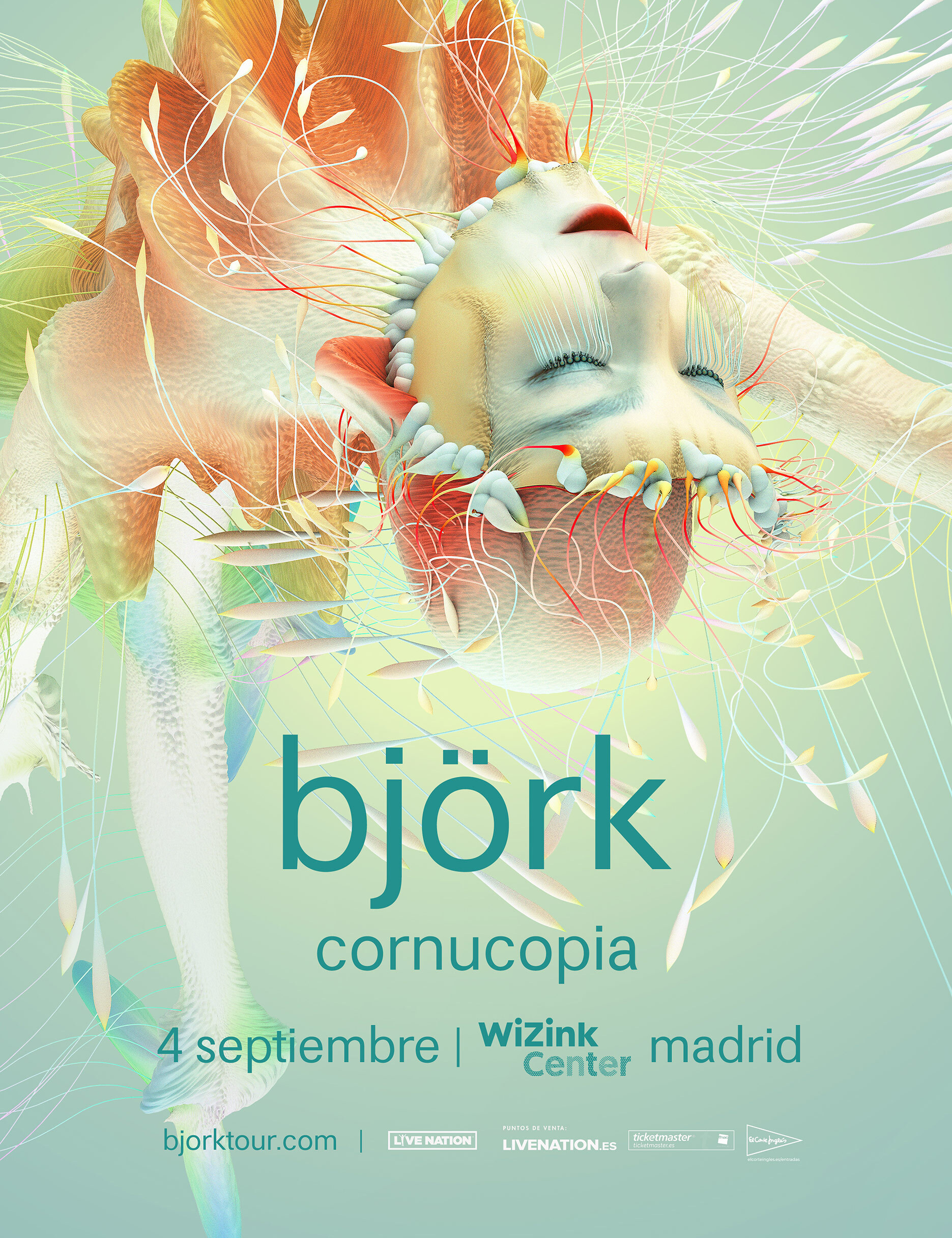Gira: Björk anuncia concierto en Madrid para el 4 de septiembre de 2023