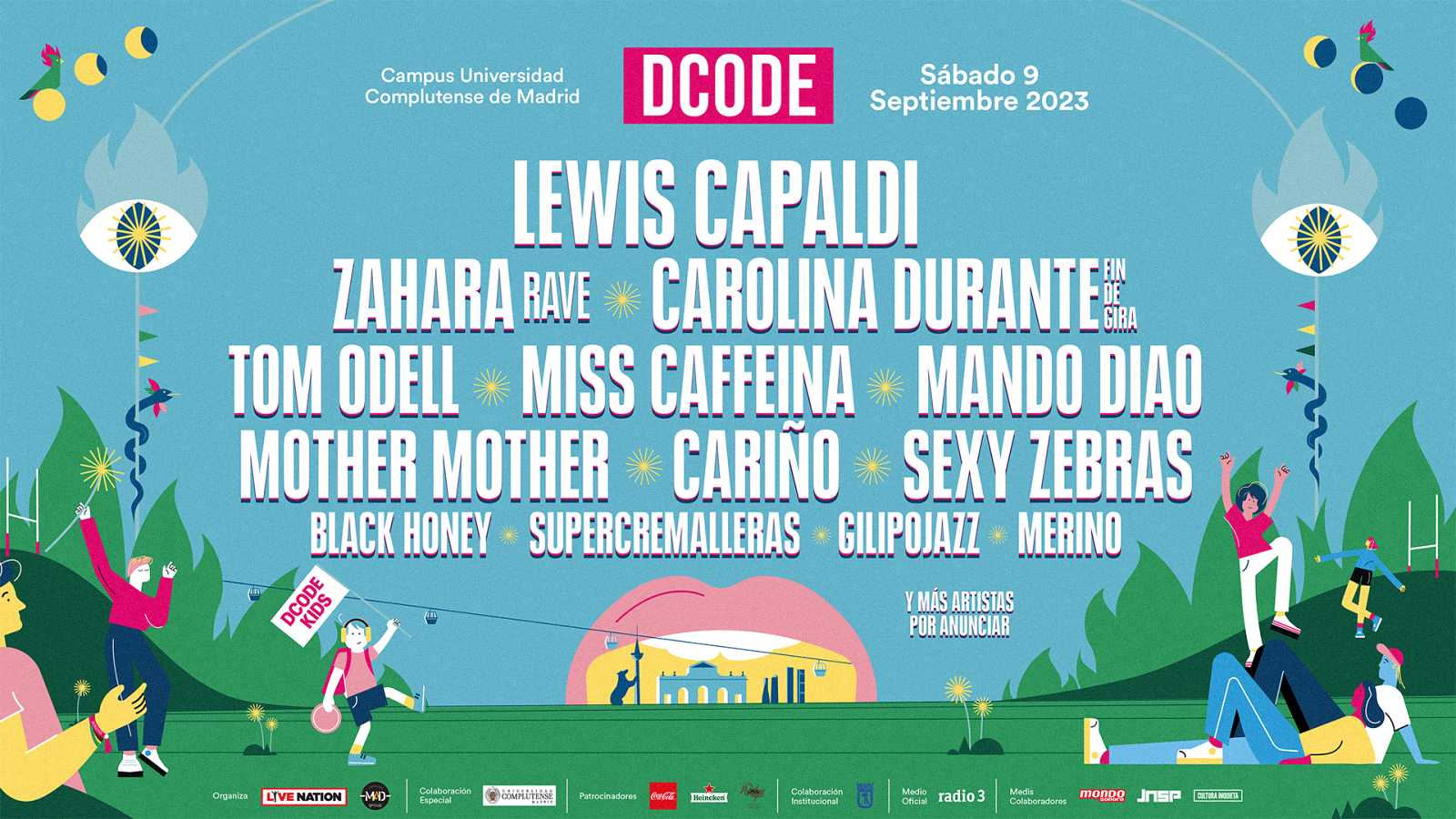 Festivales: Dcode 2023, un festival para todos los gustos liderado por Lewis Capaldi, Zahara y Carolina Durante