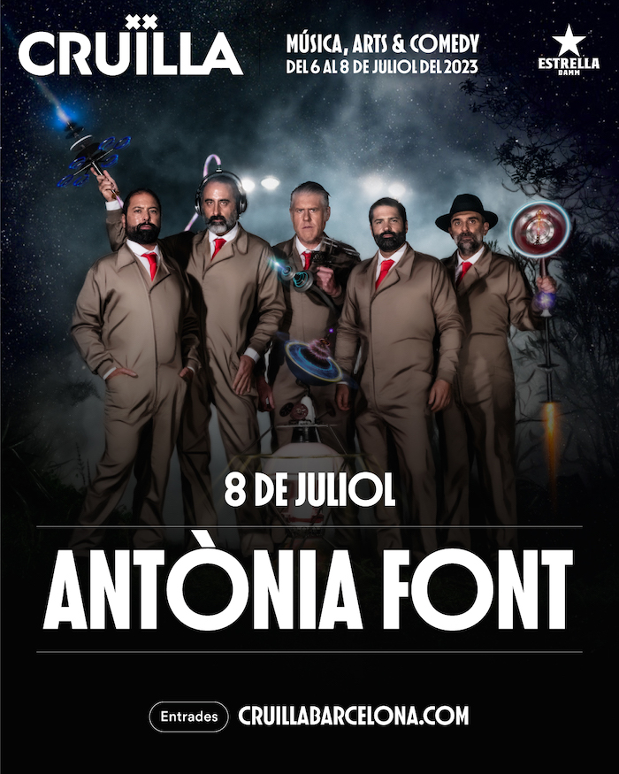 Festivales: Antònia Font, primera banda confirmada para Cruïlla 2023
