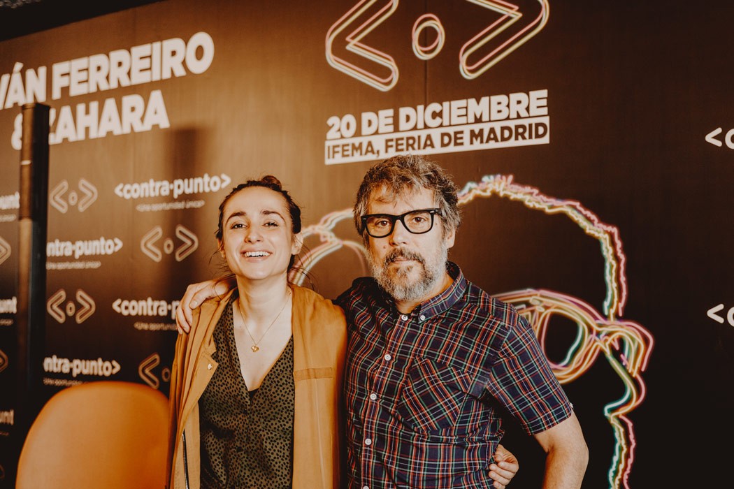 Zahara e Ivan Ferreiro presentando el concierto Contrapunto. Foto: Patricia Martín